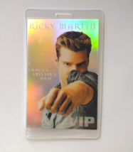 Ricky Martin Livin&#39; La Vida Loca Tour Backstage Pass VIP Laser Laminated Reflect - $27.00