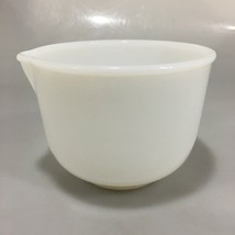 Glasbake Sunbeam Mixmaster White Milk Glass Small Mixing Bowl 2 Qt Vinta... - $27.93