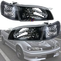 JDM Crystal Black Headlight Corner Light Lamp Fits Toyota Corolla AE110 ... - £230.93 GBP
