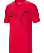 Puma Mens Red All Time Puma Cat Fill Graphic Tee T-Shirt, 2XL XXL 8890-8 - $20.47 CAD