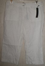 Nwt Womens Express White Capris / Cropped Pants Size 4 - £20.19 GBP