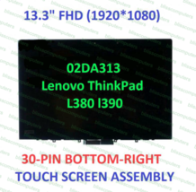 FHD 13.3&quot; LCD Touch Screen Replacement Frame Lenovo ThinkPad P/N 5M10W03055 - £86.64 GBP