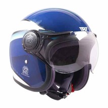 ROYAL ENFIELD JET OPEN FACE SONIC HELMET - BLUE - £93.38 GBP