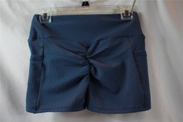 NWT NIP Tasada Black/Sea Blue Rear Enforced Workout Shorts Butt Lifting Pockets  - £11.38 GBP