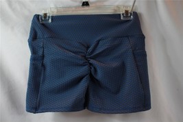 NWT NIP Tasada Black/Sea Blue Rear Enforced Workout Shorts Butt Lifting ... - £11.34 GBP