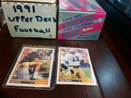 1991 Upper Deck Football Series One Set 1-500 &amp; 1991 Pacific Factory Set - £23.60 GBP