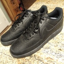 Nike COURT VISION LOW Men&#39;s Black CD5463-002 Athletic Sneaker Shoes Sz 12 - $68.31