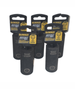 Lot of 5 Dewalt DW22942 Impact Ready Deep Socket 1&quot; 1/2&quot; Drive - €16,98 EUR