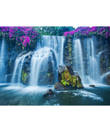 BELECO 7X5Ft Fabric Waterfall Backdrop for Photography Forest Park Mount... - £26.11 GBP