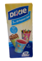 Dixie 5oz All Purpose Disposable OWL Cups 4 Designs SEALED BOX 100 Cups - £22.70 GBP