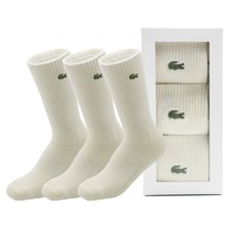 Lacoste Basic Sports High Socks 3pcs RA901B-54N XFJ Unisex Casual Sports... - $38.97