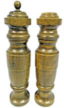 Vintage Salt Shaker &amp; Pepper Mill Grinder Wood Made in Japan - $24.95