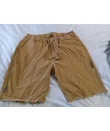 Grindhouse Denim Mens Shorts Size 36 Tan Khaki Drawstring Waist  - $18.69