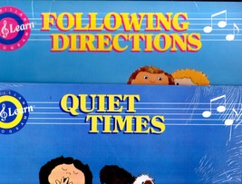 Sing &amp; Learn 2 record set 1.Quiet Times &amp; 2 Following Directions - $4.75