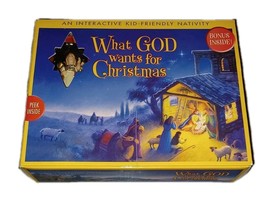 What God Wants For Christmas: An Interactive Kid Friendly Nativity Famil... - $40.00