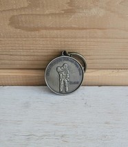 Father Flanagan&#39;s Boys and Girls Town 1990 Vintage Keychain Pendant #2 - £13.13 GBP