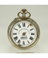 ROSKOPF Rare RAILWAY Pocket Watch Men's Watch Watches No Spindle Duplex RARE-... - $74.25