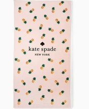 Kate Spade New York Large Beach Lounge Towel 34 x 64 Pink Pineapple New - £26.78 GBP