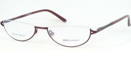 Nika Eyewear H2110 Mt Dark Red /BORDEAUX Eyeglasses Glasses Frame 50-17-138mm - $29.70