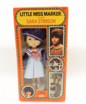 Ideal Little Miss Marker Sara Stimson 1980 Vinyl 11&quot; Tall Doll w/ Box Hong Kong - £9.95 GBP