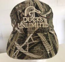 Ducks Unlimited Green Wing Camo Camouflage Strapback Hat Cap Benton Youth - £7.73 GBP