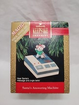 Vintage Hallmark Keepsake Ornament Santas Answering Machine - £21.74 GBP