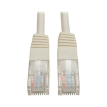 Tripp Lite N002-006-WH 6FT CAT5E / CAT5 350MHZ Molded Patch Cable RJ45 M/M White - £18.76 GBP