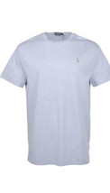 Polo Ralph, Lauren, men’s T-shirt, 100% cotton, classics, blue heather, Xxl - £43.52 GBP