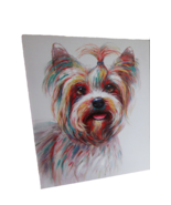Home Decor  Canvas Painting Shih Tzu Puppy 11 x 14 Textured Artwork Animals - $181.74 MXN