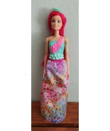 Barbie Dreamtopia Princess Doll Pink Hair Tiara Princess Skirt - $105.68 MXN