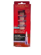 L&#39;Oreal Revitalift Derm Intensive 1.9% Hyaluronic Acid ~ 7 Replumping Ampoules - £7.55 GBP