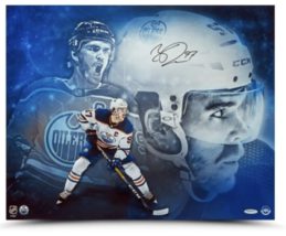 Connor McDavid Autographed Edmonton Oilers &quot;Mindset&quot; 16 x 20 Metallic Ph... - £700.02 GBP