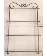 Towel Rack Wall Hanging Metal Holder 16&quot; by 27&quot; VTG Distressed Home Deco... - $751.72 MXN