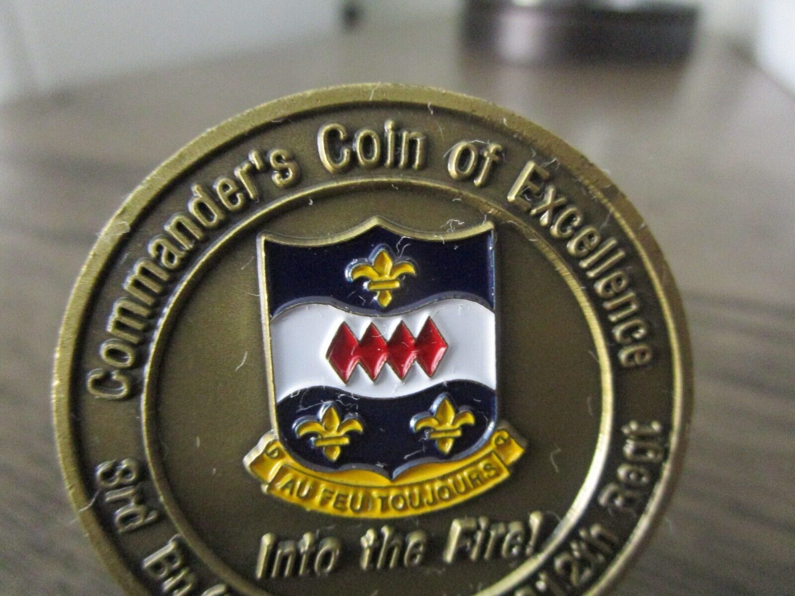 Cs Coin US Army 3rd Battalion TS CS CSS 312th Regiment Challenge Coin #589Q ...