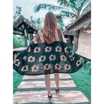 Batik Kimono Pockets for Women with Koi motifs - $210.00