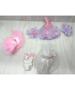 Barbie Dance Magic dress and Vtg Lucky Fashion Corner Dress set mixed lot - £15.81 GBP