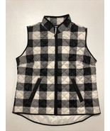 Karen Scott Sport Vest Checkered Deep Black size PM NWT - £18.28 GBP
