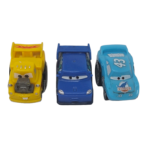 Lot of 3 Disney Pixar Cars Riplash Racers Yellow Tow Mater DJ Wingo &amp; The King - £19.77 GBP