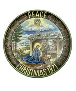 Ulmer Keramik W Germany 1st Edition 1971 Peace on Earth Christmas Nativi... - $13.29 CAD