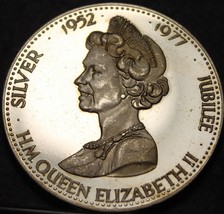 Queen Elizebeth II Silver Jubilee Commemorative Medallion 1952-1977 Gem Unc~Fr/S - £11.42 GBP