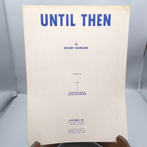 Vintage Sheet Music, Until Then by Stuart Hamblen 1958, Hymn Sacred Christian - £9.90 GBP