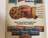 1987 Chips Ahoy Cookies Vintage Print Ad Advertisement pa21 - $7.91