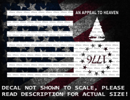 An Appeal To Heaven In An Inverted 1776 Circle  Of Stars Decal Sticker USA Made - £5.28 GBP+