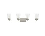 HAMPTON BAY EVANGELINE 32.375&quot; BATHROOM VANITY LIGHT 1017HBBNDI - $49.49