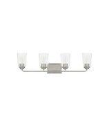 HAMPTON BAY EVANGELINE 32.375&quot; BATHROOM VANITY LIGHT 1017HBBNDI - $940.64 MXN