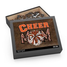 Personalised/Non-Personalised Puzzle, Cheer Mom, Orange, awd-336, (120, 252, 500 - £19.87 GBP+