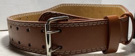 Leather Weight Lifting Belt New With Out Tags Brown - $25.73