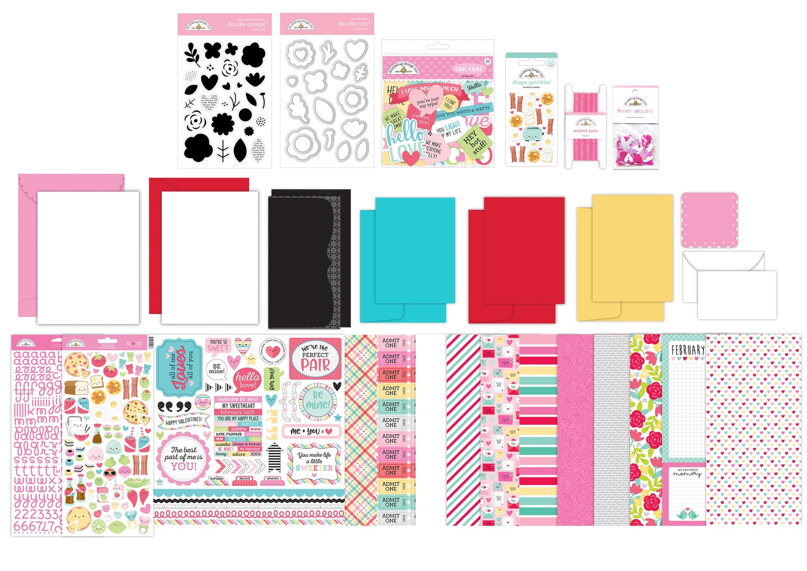 Doodlebug Collection Value Bundle-Love Card - $35.44