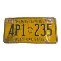 Pennsylvania 1979 Keystone State License Plate Tag Number 4P1-235 Penna ... - $28.04