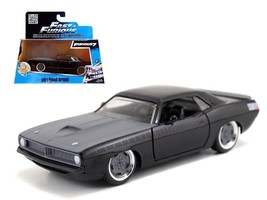 Letty&#39;s Plymouth Barracuda &quot;Fast &amp; Furious 7&quot; Movie 1/32 Diecast Model Car by J - £16.44 GBP